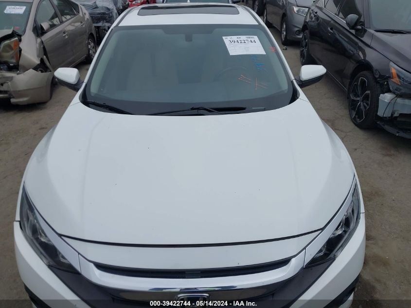 2018 Honda Civic Ex-T VIN: JHMFC1F31JX014344 Lot: 39422744