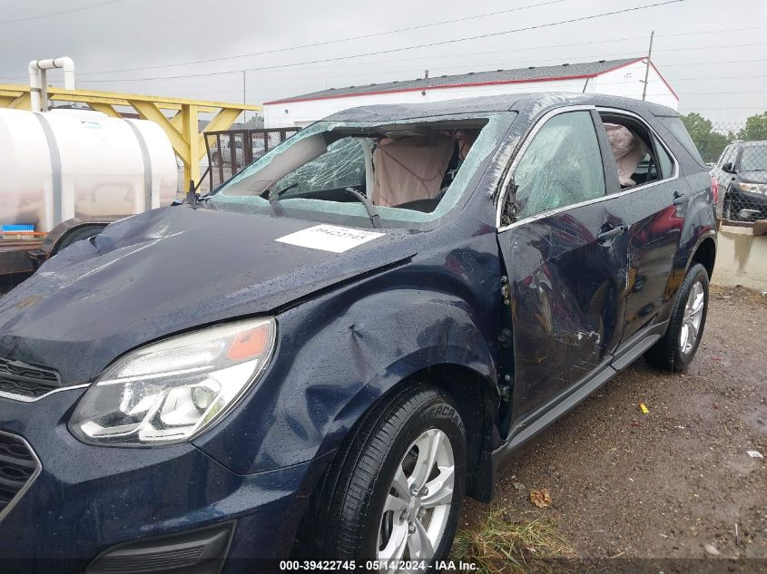 2017 Chevrolet Equinox Ls VIN: 2GNALBEK5H1520798 Lot: 39422745