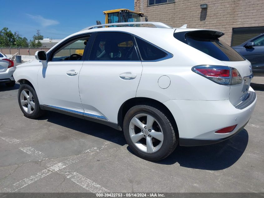 2013 Lexus Rx 350 VIN: 2T2BK1BAXDC218954 Lot: 39422753