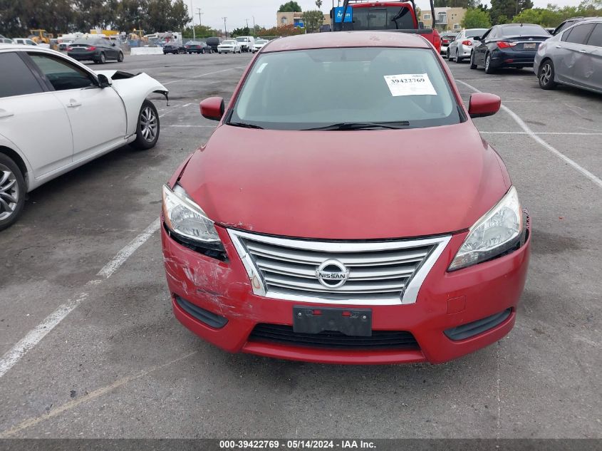 2014 Nissan Sentra S VIN: 3N1AB7AP1EY336386 Lot: 39422769