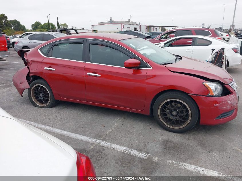 2014 Nissan Sentra S VIN: 3N1AB7AP1EY336386 Lot: 39422769