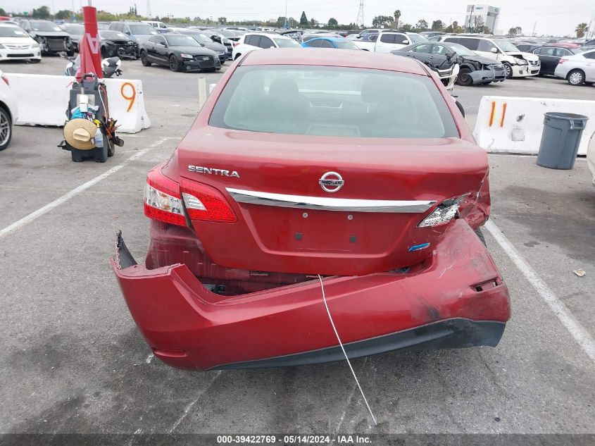 2014 Nissan Sentra S VIN: 3N1AB7AP1EY336386 Lot: 39422769