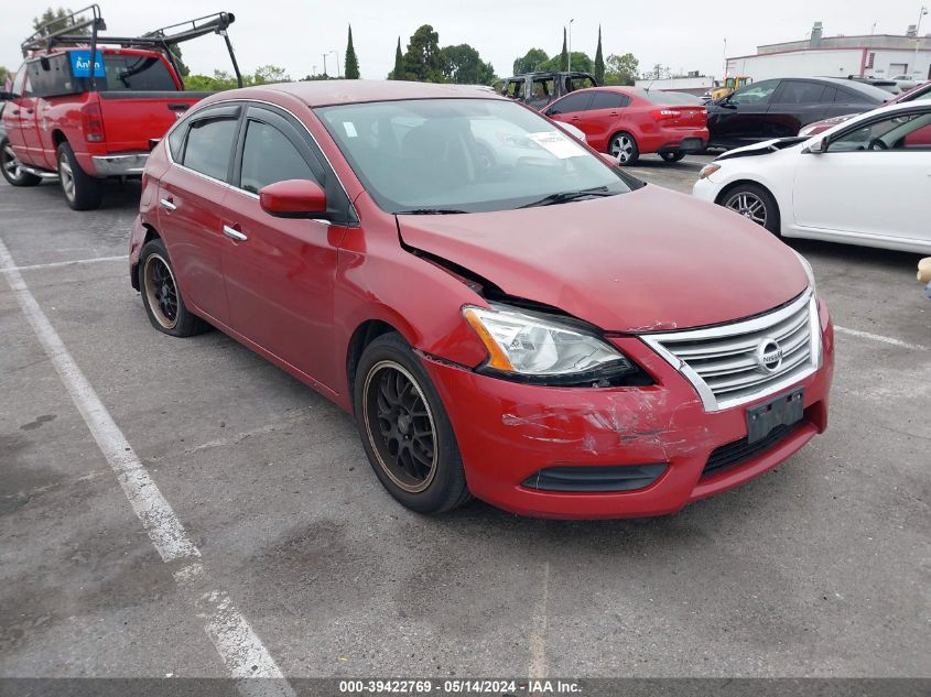 2014 Nissan Sentra S VIN: 3N1AB7AP1EY336386 Lot: 39422769