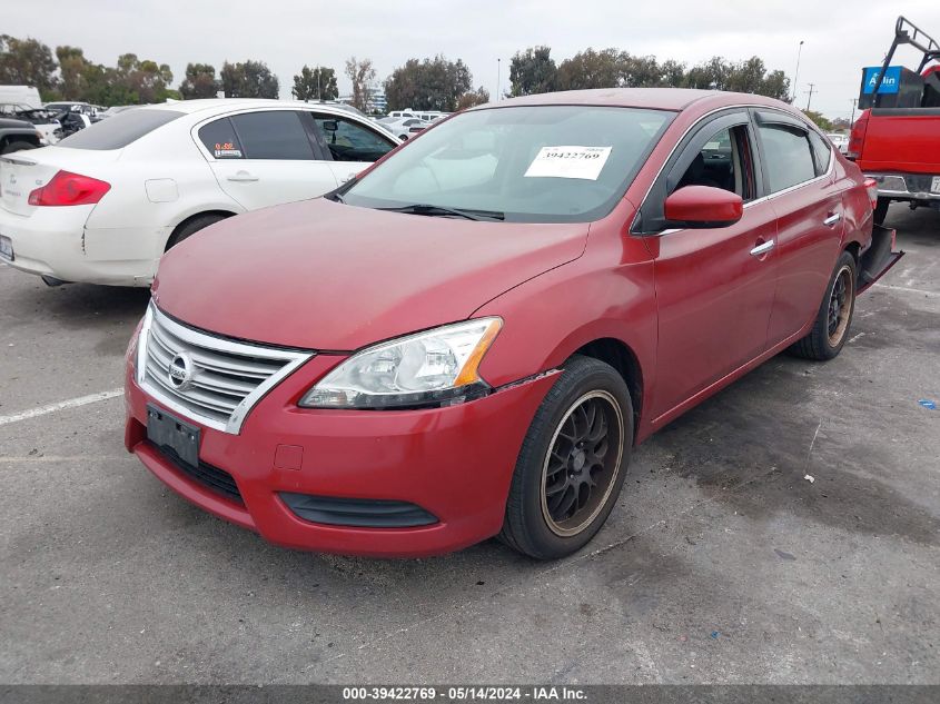 2014 Nissan Sentra S VIN: 3N1AB7AP1EY336386 Lot: 39422769