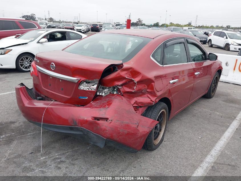 2014 Nissan Sentra S VIN: 3N1AB7AP1EY336386 Lot: 39422769