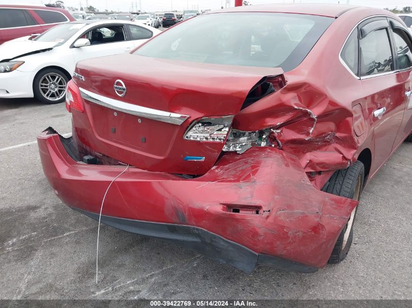 2014 Nissan Sentra S VIN: 3N1AB7AP1EY336386 Lot: 39422769