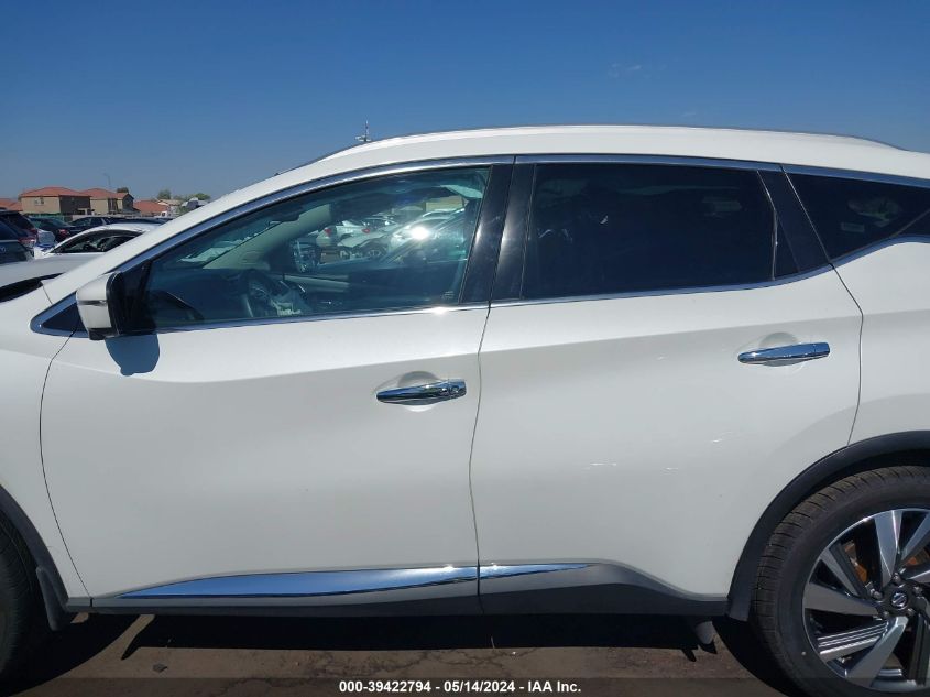 2020 Nissan Murano Sl Fwd VIN: 5N1AZ2CJXLN126010 Lot: 39422794