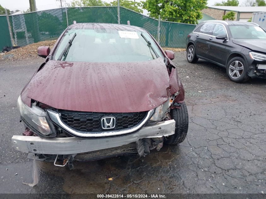 2013 Honda Civic Ex VIN: 19XFB2F81DE079978 Lot: 39422814