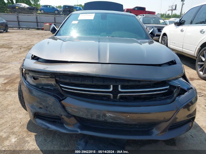 2016 Dodge Charger Se VIN: 2C3CDXBG8GH292186 Lot: 39422815