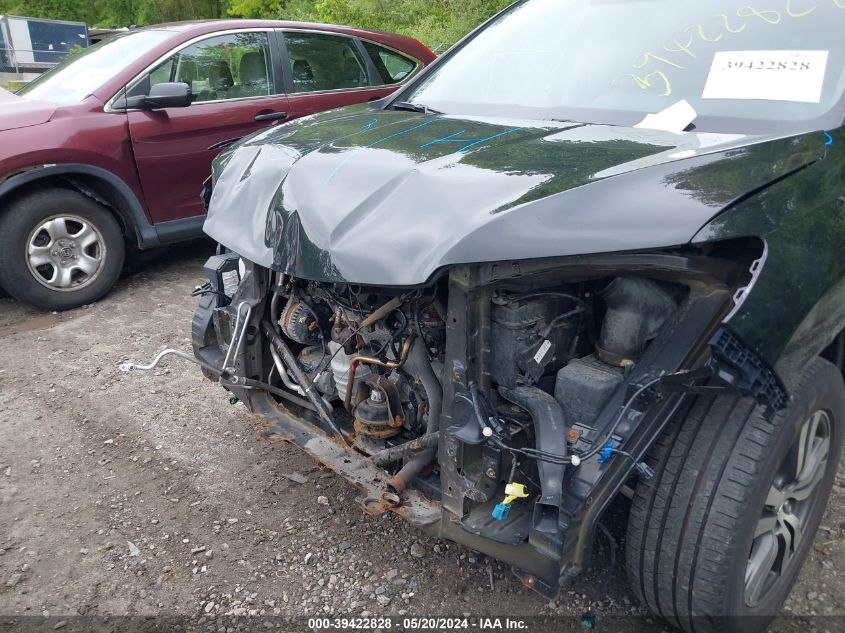 2016 Honda Pilot Ex-L VIN: 5FNYF6H56GB080839 Lot: 39422828