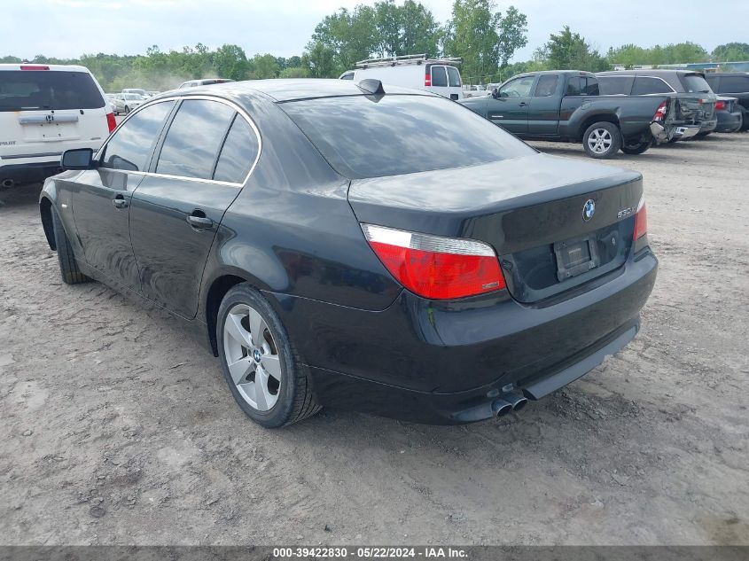 2007 BMW 530Xi VIN: WBANF73547CU25764 Lot: 39422830