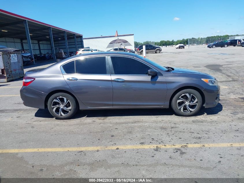 2017 Honda Accord Lx VIN: 1HGCR2F31HA155633 Lot: 39422833