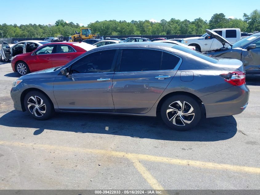 2017 Honda Accord Lx VIN: 1HGCR2F31HA155633 Lot: 39422833