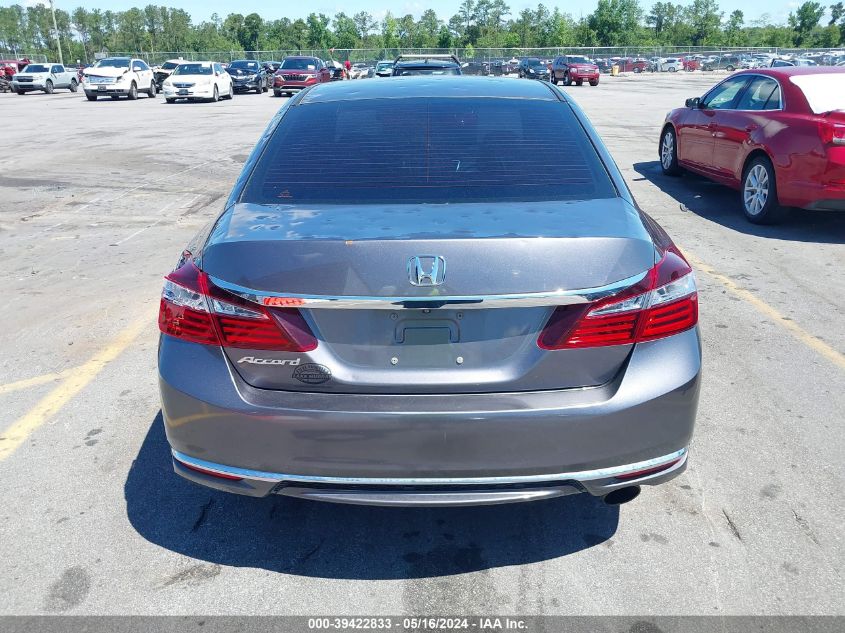 2017 Honda Accord Lx VIN: 1HGCR2F31HA155633 Lot: 39422833