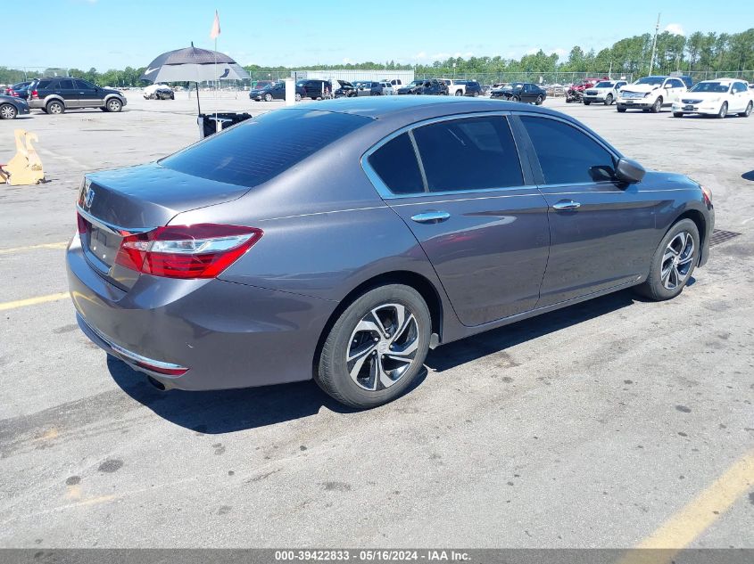 2017 Honda Accord Lx VIN: 1HGCR2F31HA155633 Lot: 39422833