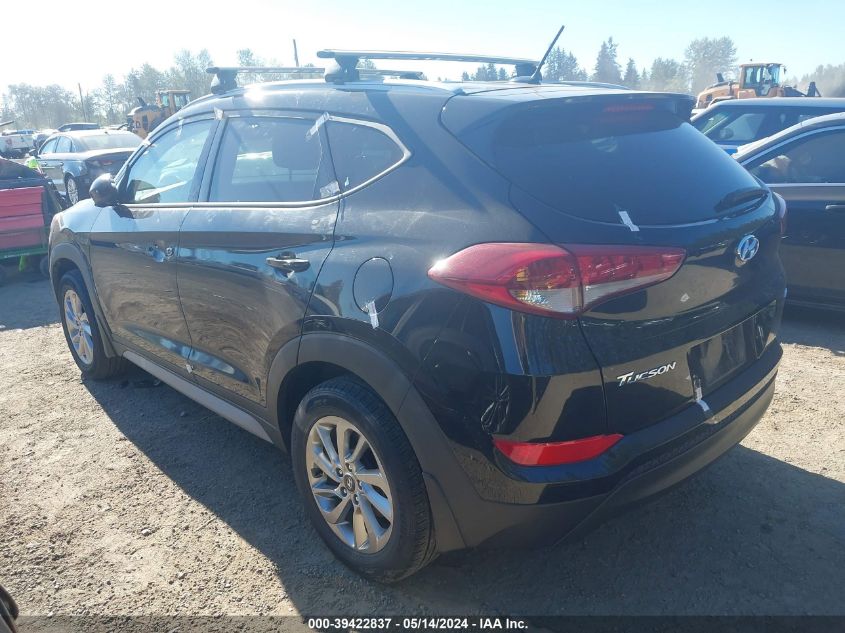 2017 Hyundai Tucson Se VIN: KM8J3CA44HU414610 Lot: 39422837