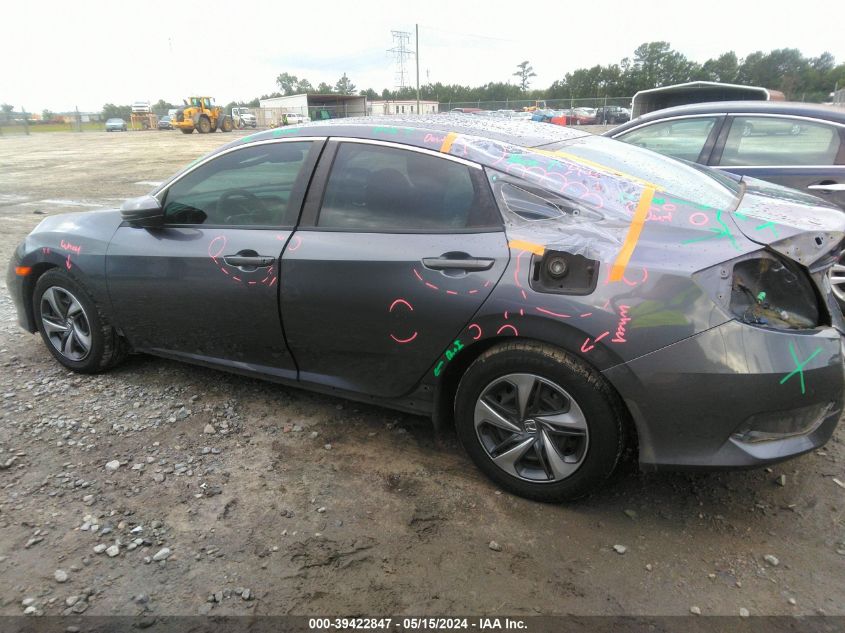 2020 Honda Civic Lx VIN: 2HGFC2F66LH513330 Lot: 39422847