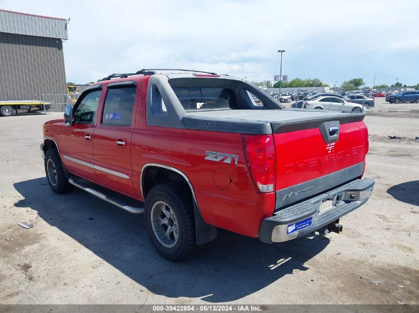 2006 Chevrolet Avalanche 1500 Z71 VIN: 3GNEK12Z46G115200 Lot: 39422854