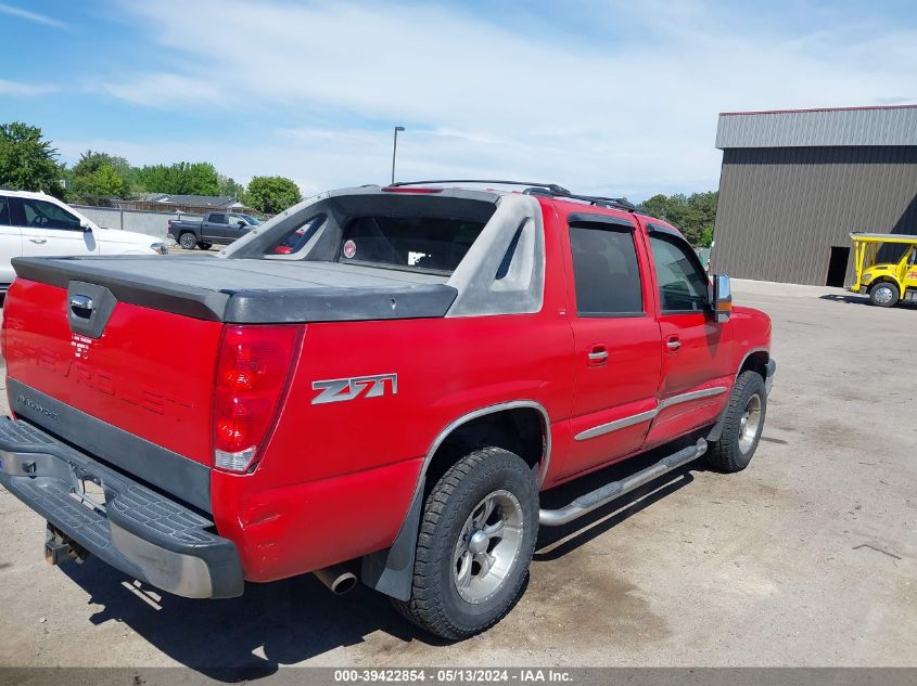 2006 Chevrolet Avalanche 1500 Z71 VIN: 3GNEK12Z46G115200 Lot: 39422854