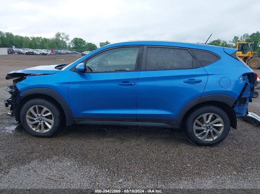 2017 Hyundai Tucson Se VIN: KM8J23A42HU575766 Lot: 39422869