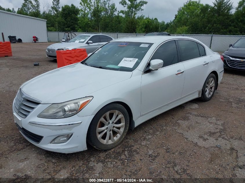 2013 Hyundai Genesis 3.8L VIN: KMHGC4DD5DU255439 Lot: 39422877