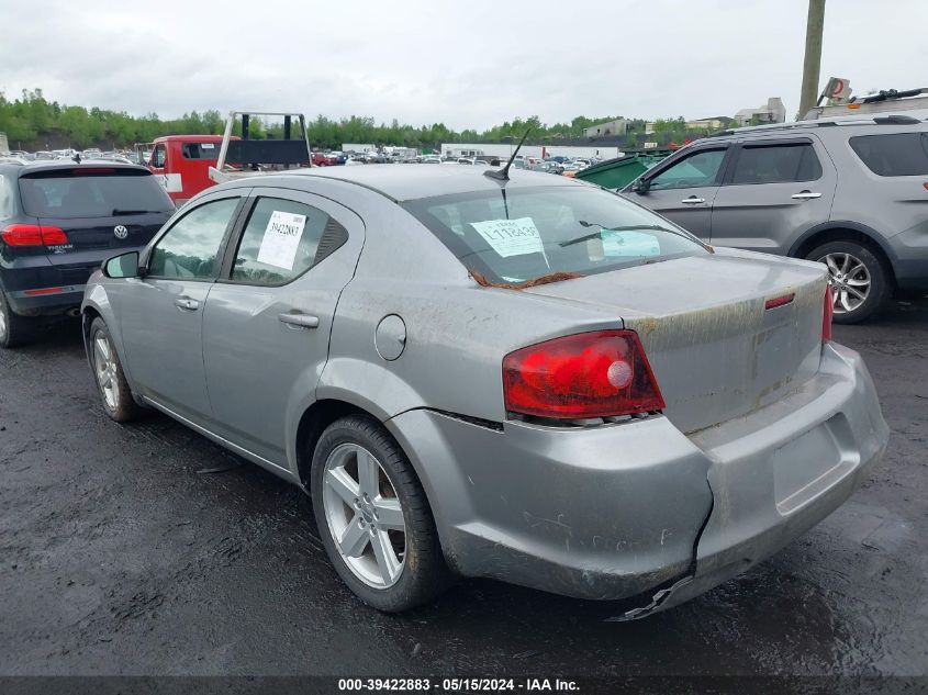 2013 Dodge Avenger Se VIN: 1C3CDZAB3DN6D3879 Lot: 39422883