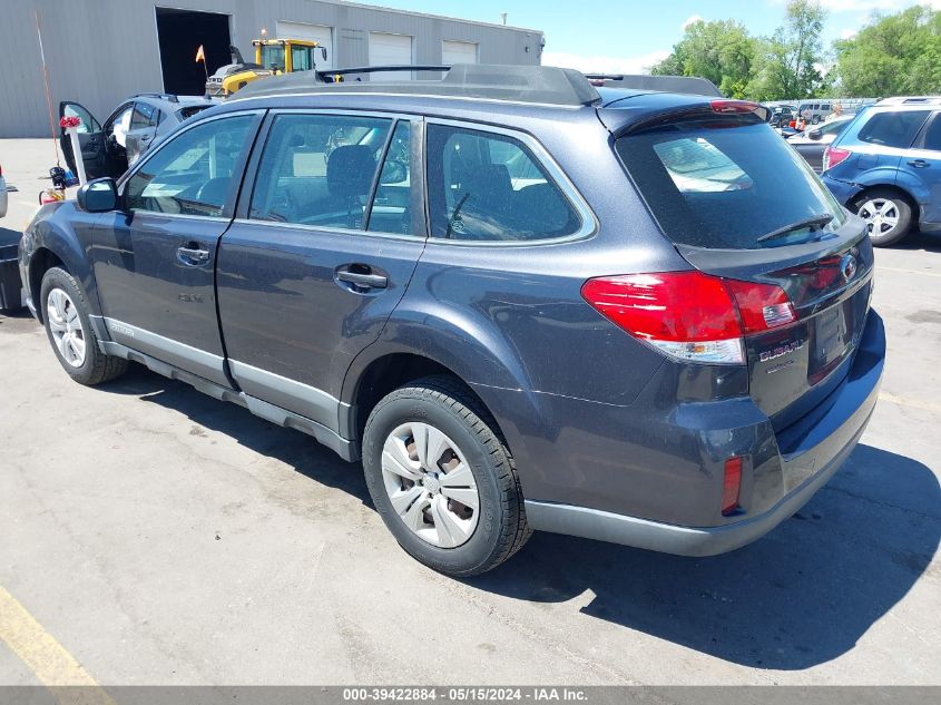 2011 Subaru Outback 2.5I VIN: 4S4BRBAC8B3344479 Lot: 39422884