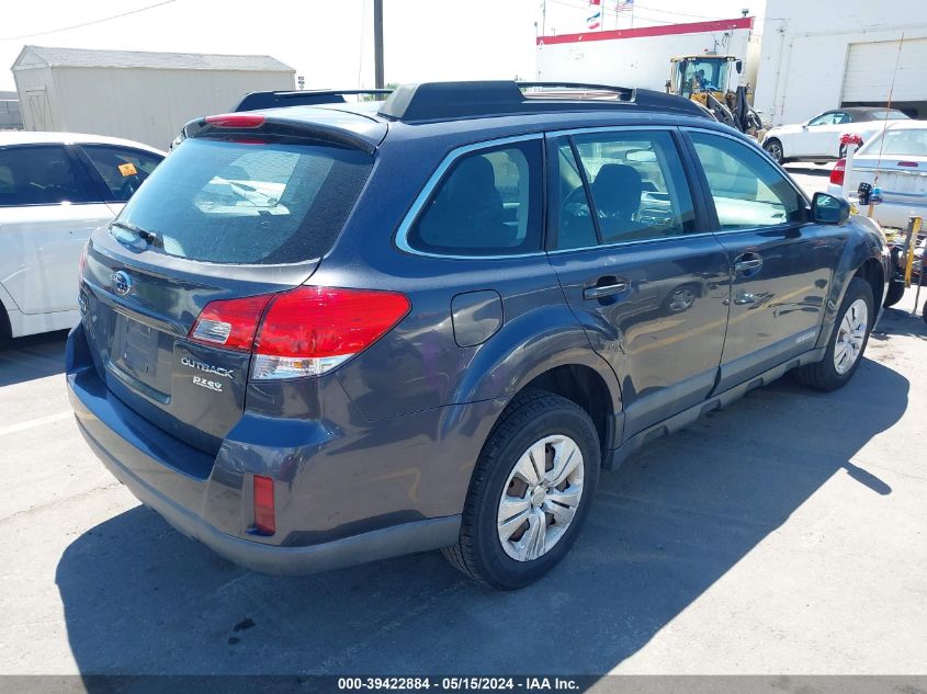 2011 Subaru Outback 2.5I VIN: 4S4BRBAC8B3344479 Lot: 39422884