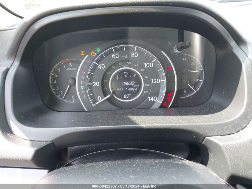 2014 Honda Cr-V Ex-L VIN: 2HKRM4H75EH623452 Lot: 39422907