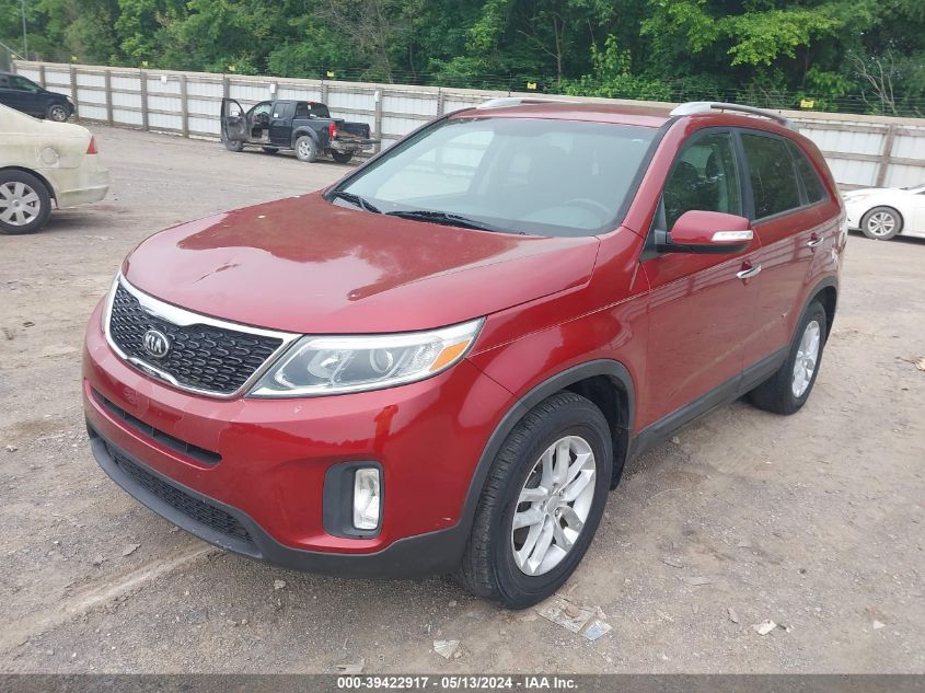 2015 Kia Sorento Lx VIN: 5XYKT4A66FG645152 Lot: 39422917