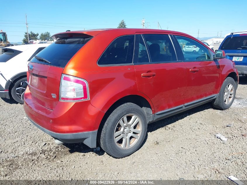 2007 Ford Edge Sel Plus VIN: 2FMDK49C37BA70337 Lot: 39422926