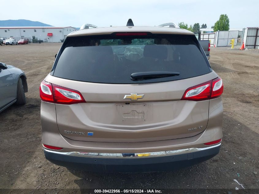 2018 Chevrolet Equinox Lt VIN: 3GNAXUEUXJL287748 Lot: 39422956