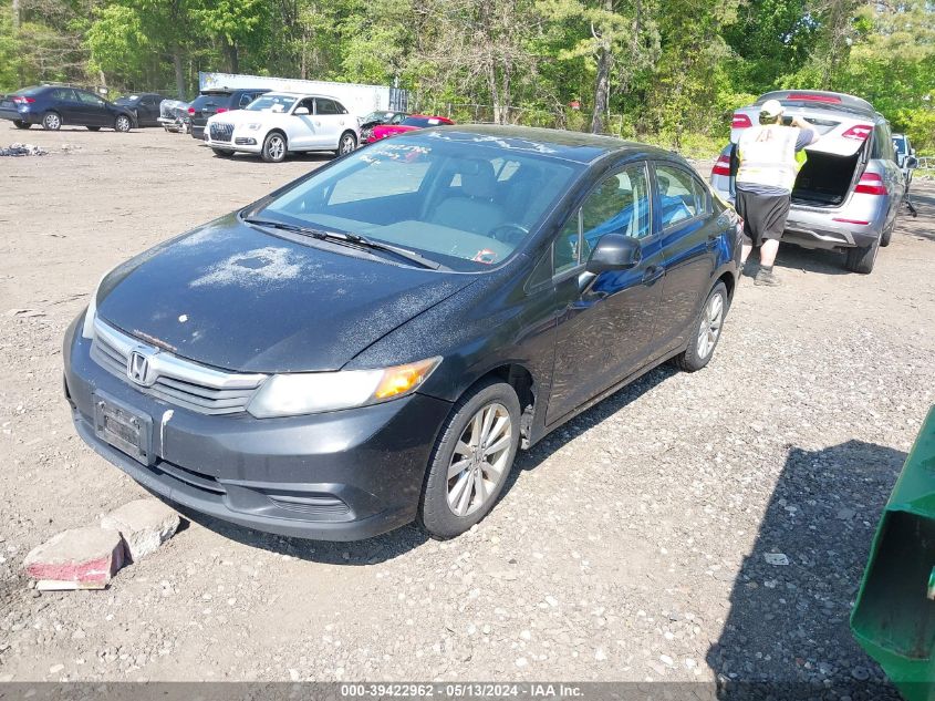 2012 Honda Civic Ex-L VIN: 2HGFB2F99CH505168 Lot: 39422962