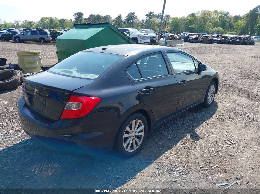 2012 Honda Civic Ex-L VIN: 2HGFB2F99CH505168 Lot: 39422962