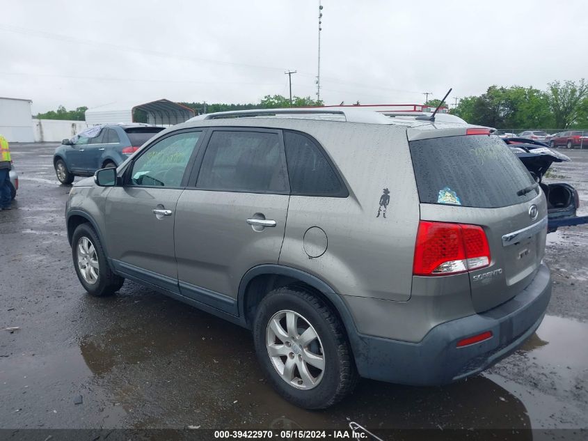 2011 Kia Sorento Lx VIN: 5XYKT4A17BG109485 Lot: 39422970