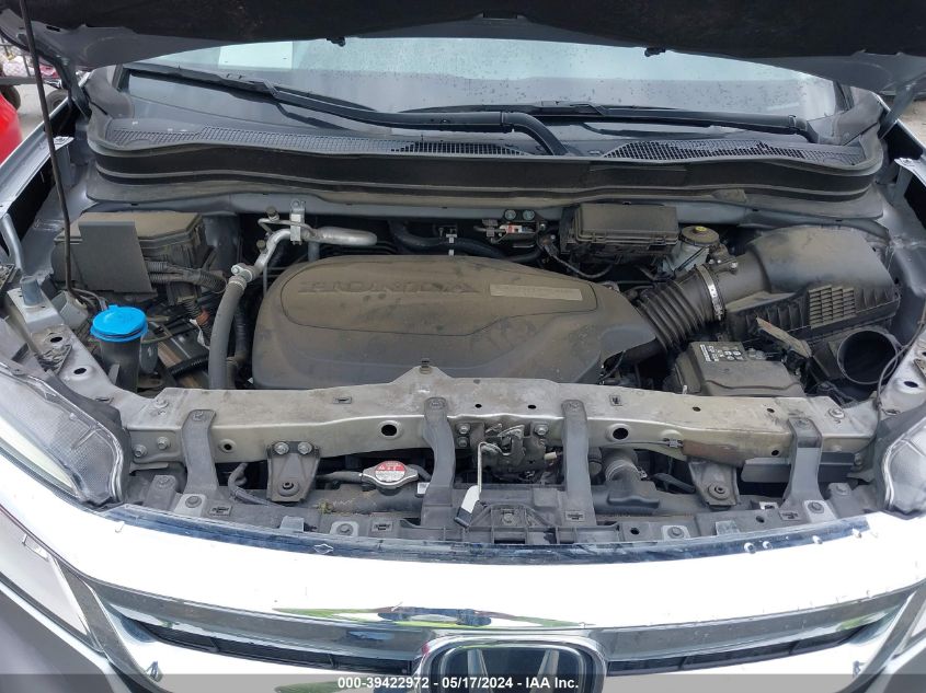 2019 Honda Pilot Touring VIN: 5FNYF5H90KB005656 Lot: 39422972