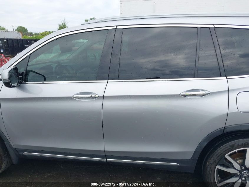 2019 Honda Pilot Touring VIN: 5FNYF5H90KB005656 Lot: 39422972