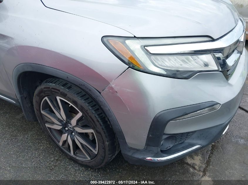 2019 Honda Pilot Touring VIN: 5FNYF5H90KB005656 Lot: 39422972