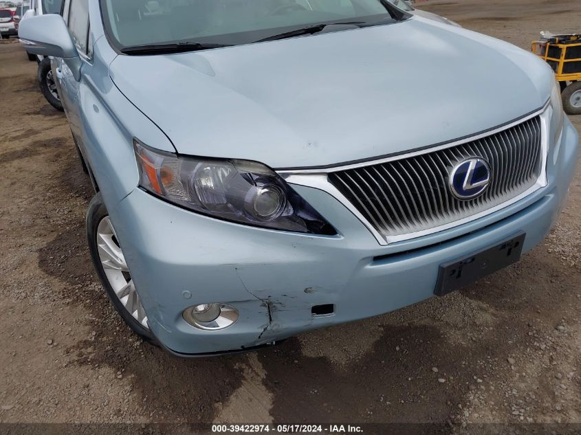 2010 Lexus Rx 450H VIN: JTJZB1BA6A2001590 Lot: 39422974