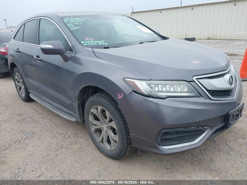 2017 Acura Rdx Technology Acurawatch Plus Packages/W/Technology Package VIN: 5J8TB4H56HL001535 Lot: 39422976