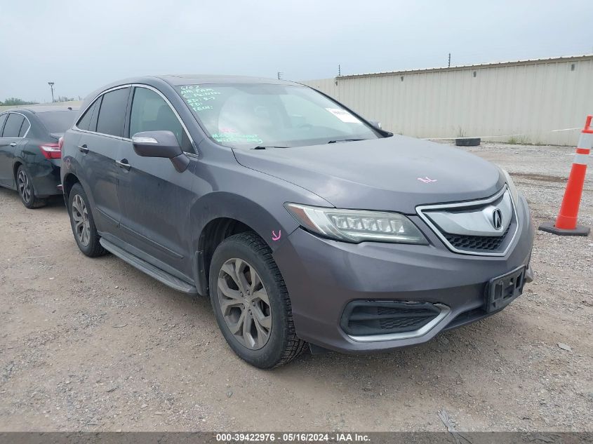 2017 Acura Rdx Technology Acurawatch Plus Packages/W/Technology Package VIN: 5J8TB4H56HL001535 Lot: 39422976