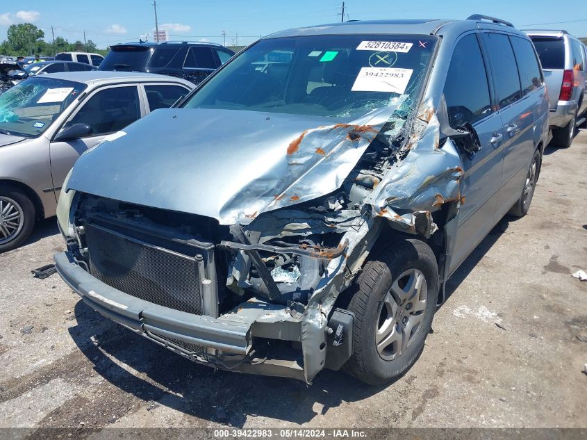 2007 Honda Odyssey Ex-L VIN: 5FNRL38637B098946 Lot: 39422983