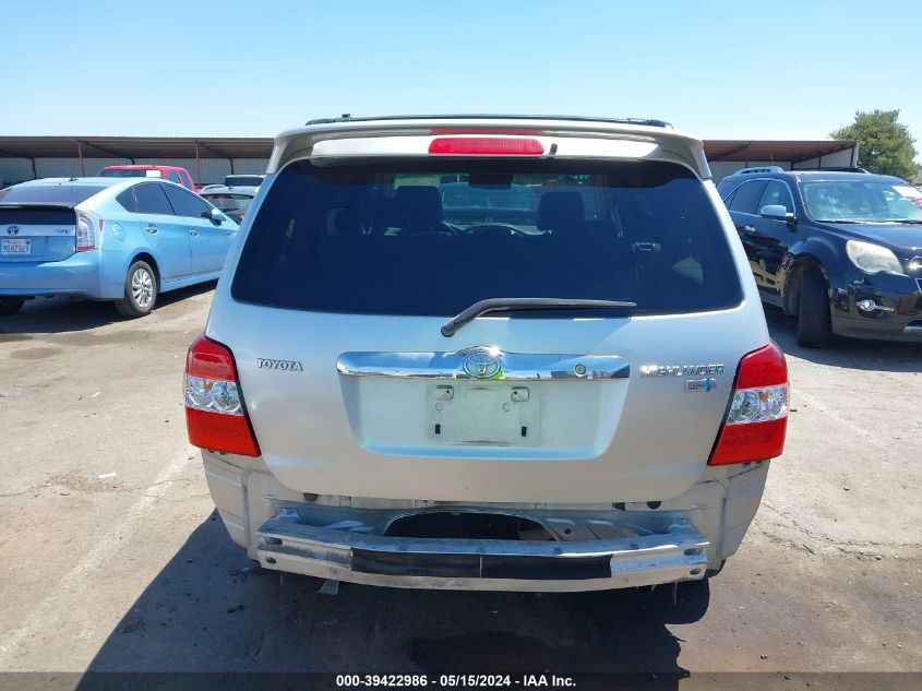 2007 Toyota Highlander Hybrid Limited V6 VIN: JTEDW21A570016509 Lot: 39422986