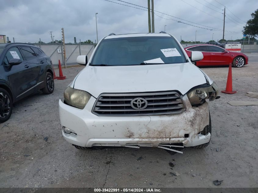 2010 Toyota Highlander Se V6 VIN: 5TDJK3EH1AS012736 Lot: 39422991