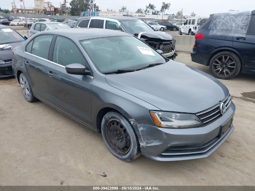 2017 Volkswagen Jetta 1.4T S VIN: 3VW2B7AJ6HM343310 Lot: 39422998