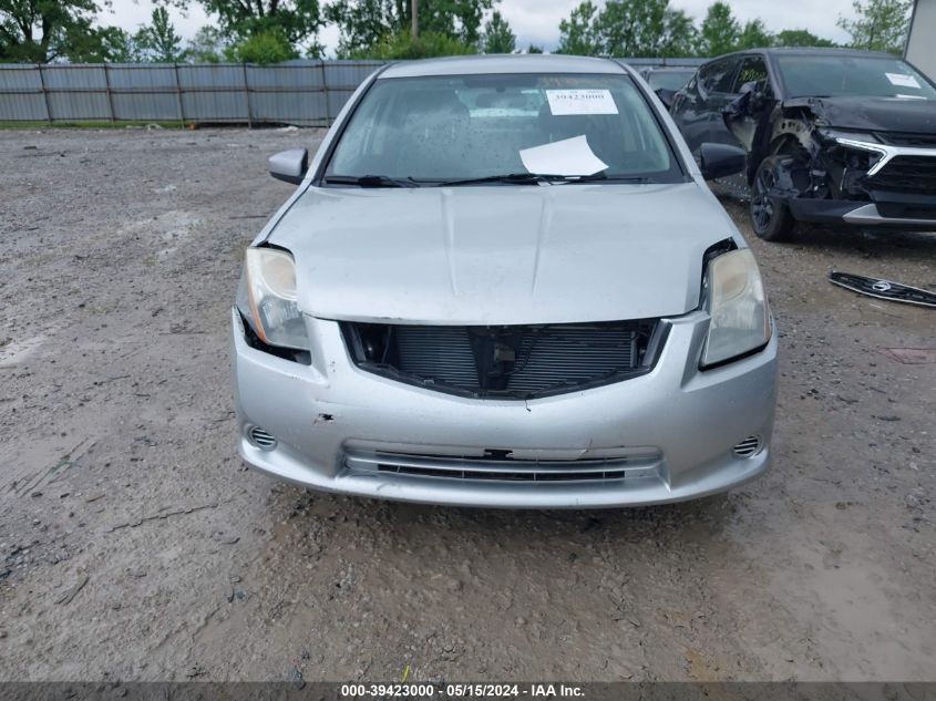 2012 Nissan Sentra 2.0 S VIN: 3N1AB6AP6CL705828 Lot: 39423000