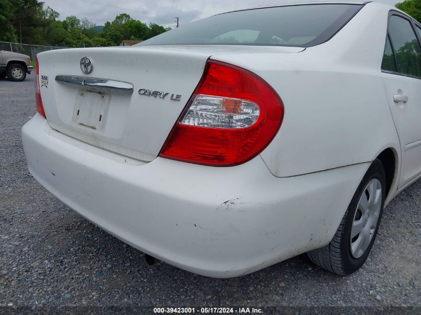 2003 Toyota Camry Le VIN: 4T1BE32K13U130565 Lot: 39423001