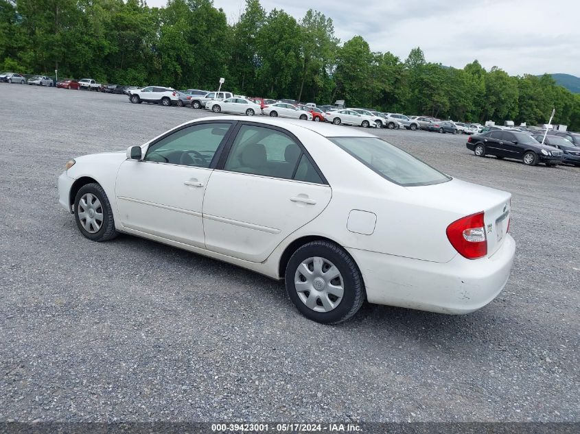 2003 Toyota Camry Le VIN: 4T1BE32K13U130565 Lot: 39423001