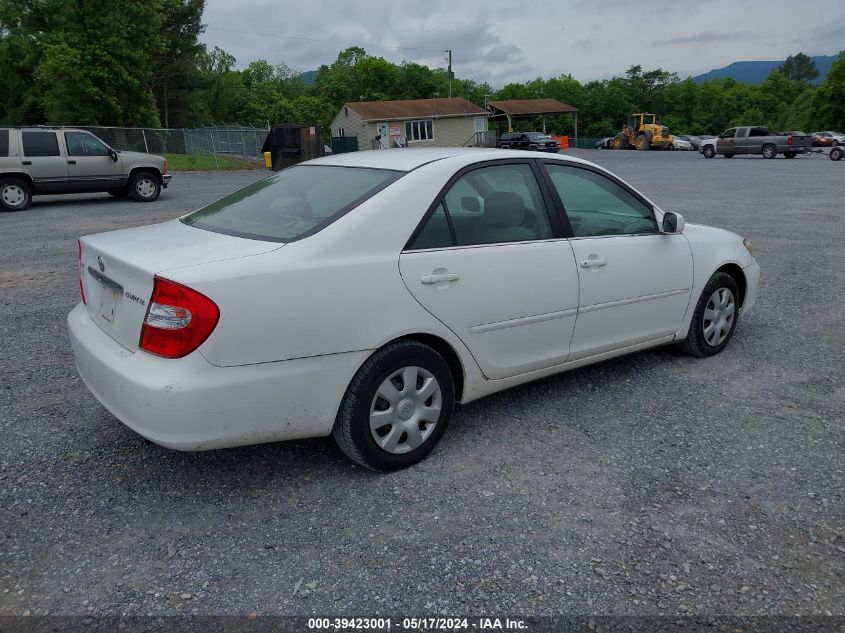 2003 Toyota Camry Le VIN: 4T1BE32K13U130565 Lot: 39423001