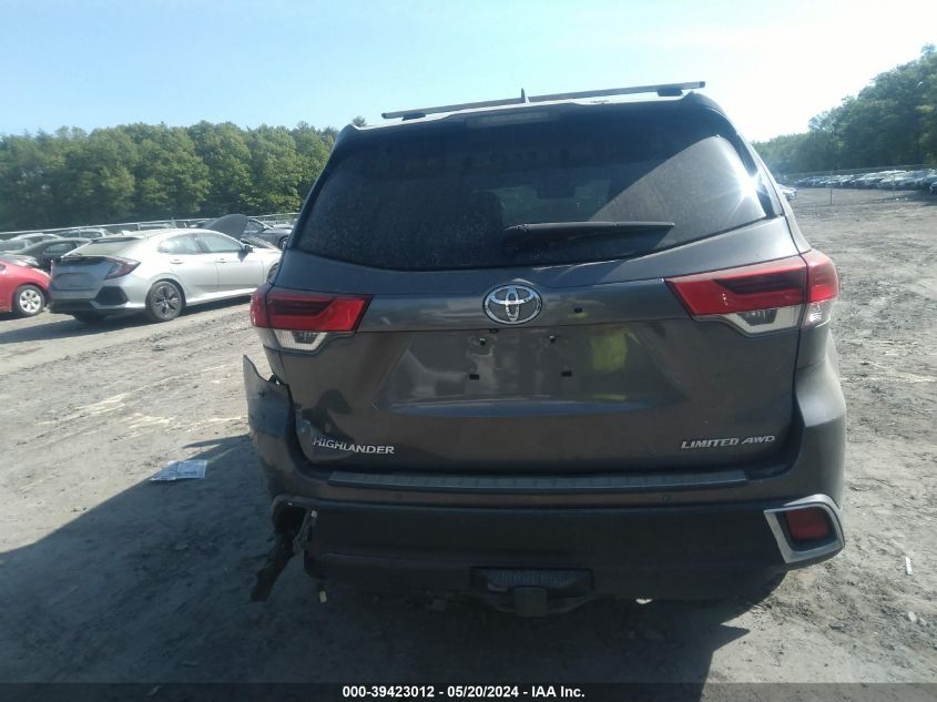 2017 Toyota Highlander Limited VIN: 5TDDZRFH1HS421176 Lot: 39423012